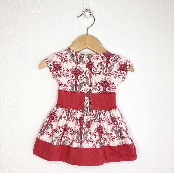 kate quinn Dresses Kate Quinn Dress Pink Floral With Blue Birds